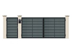 Set porti metalice cu sipca metalica Kenzo